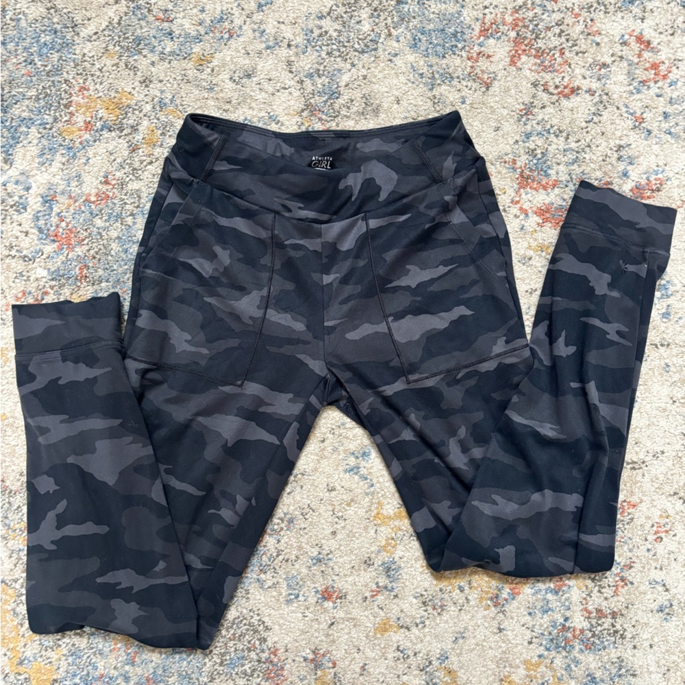 Athleta Girl Black Camo Jogger
